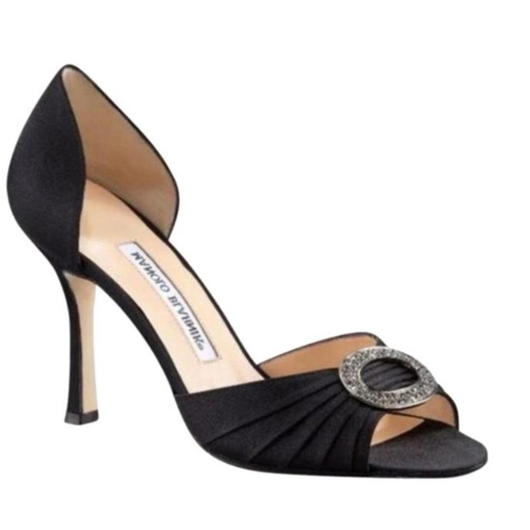 manolo blahnik crystal heels